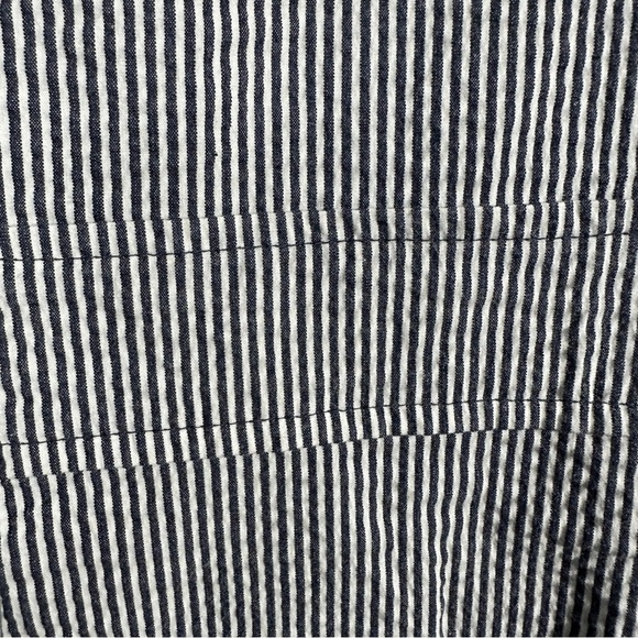 Charter Club sz. Large seersucker blue/white jacket, spring, nautical - Picture 10 of 11